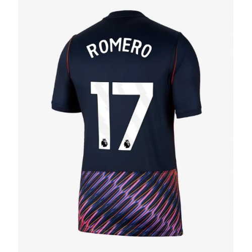 Stroje piłkarskie Tottenham Hotspur Cristian Romero #17 Koszulka Wyjazdowej 2026-27 Krótki Rękaw